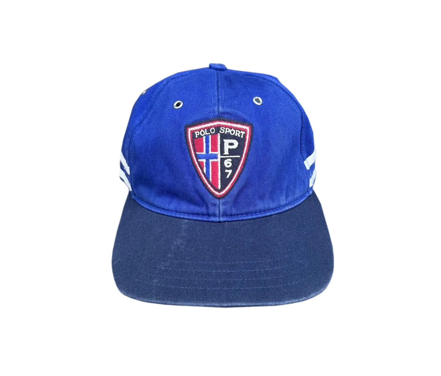 Vintage Polo Sport Ralph Lauren P67 Badge Hat — RootsBK